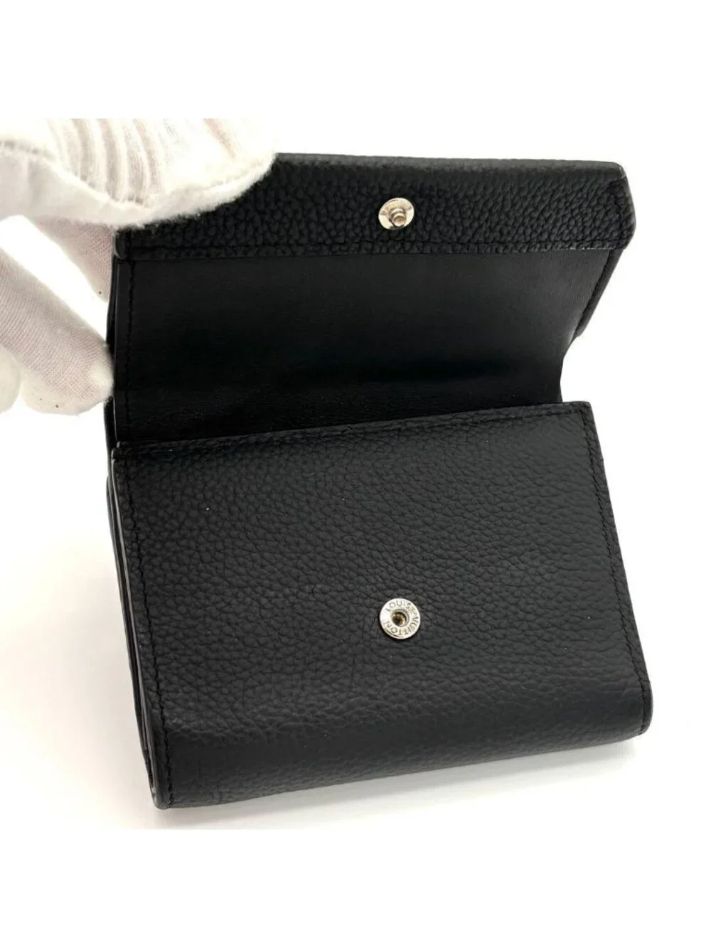 Louis Vuitton Portefeuille Pilot LV Aerogram Black Wallet